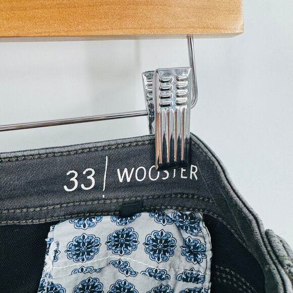 TD Apparel Blank NYC Wooster Jeans Slim Straight Dark Charcoal Tactical 5-Pocket - Picture 4 of 8